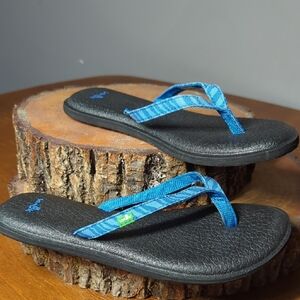 Sanuk Blue Casual Sandals